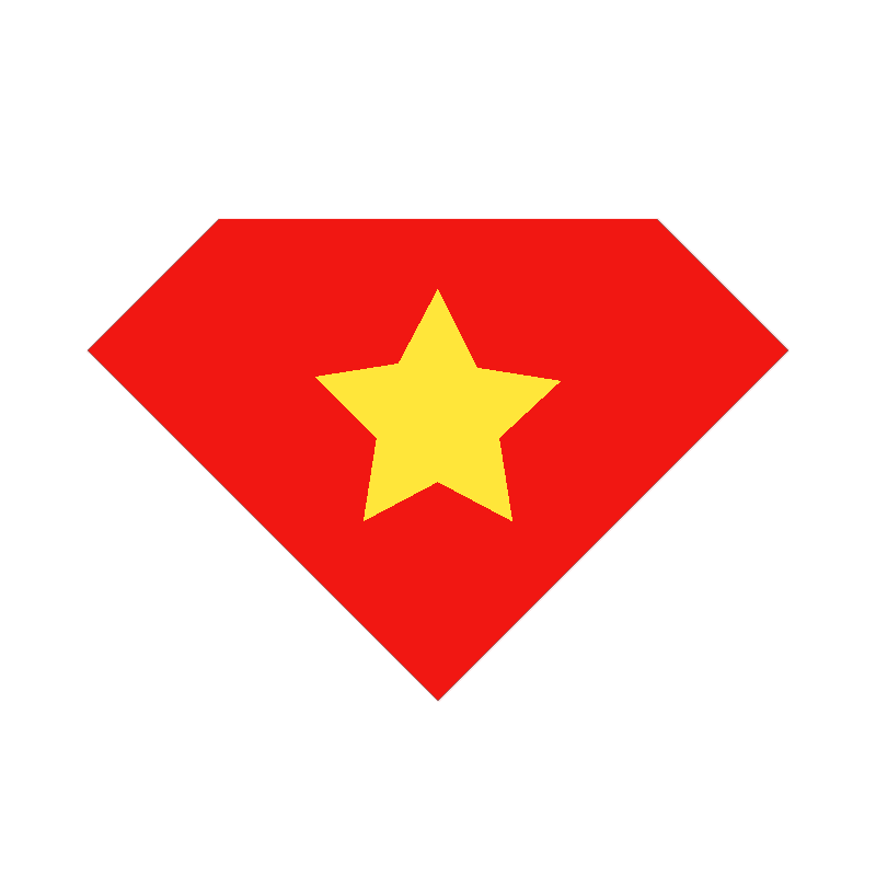 Superhero logo